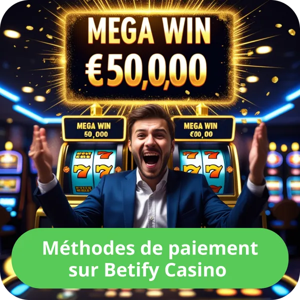 Méthodes de paiement sur Betify Casino